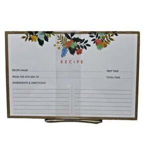 Neatz Recipe Cards 4" X 6"  New Package of 50 Made USA Cooking Home Chef Baking